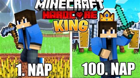 TÚLÉLTEM 100 NAPOT A MINECRAFT KIRÁLYAKÉNT MineZone hu YouTube