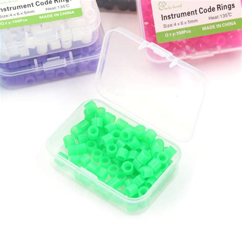 Boxes Pcs Dental Silicone Instrument Color Code Rings Bands