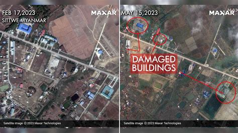 Satellite Images Show Scale Of Damage In Myanmar In Wake Of Cyclone Mocha