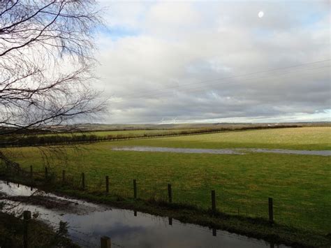 Flooded Field Beside Sacriston Woods Robert Graham Cc By Sa