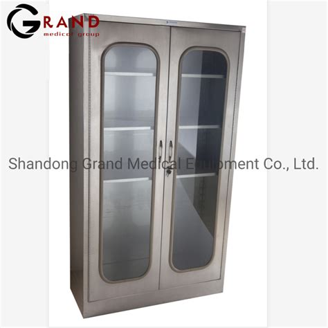 Hospital Equipments Utility Medical Cabinet With Lock Drawer Stainless