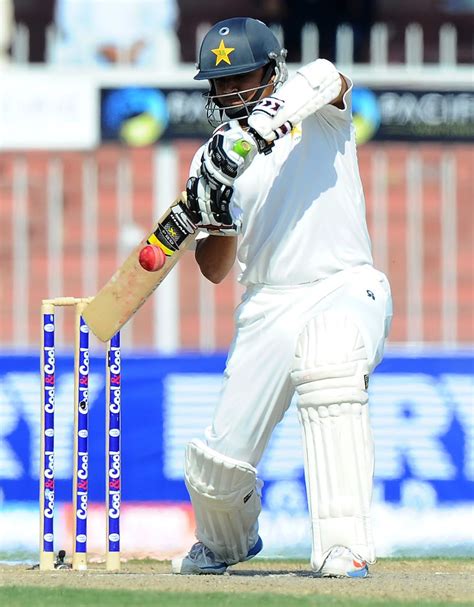 Azhar Ali looks to guide the ball | ESPNcricinfo.com