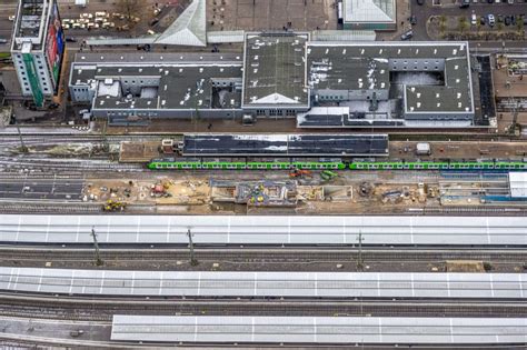 Luftaufnahme Dortmund Hauptbahnhof Der Deutschen Bahn In Dortmund Im