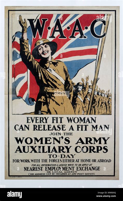 A British First World War Poster Promoting The Women S Army Auxiliary