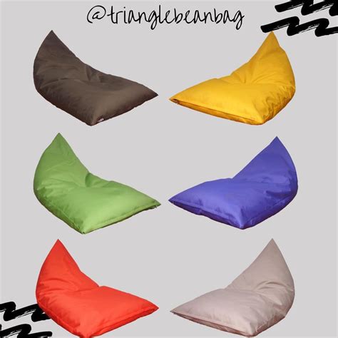 Jual Model S Terbaru COVER BEAN BAG LUAR DAN DALAM TRIANGLE BEANBAG