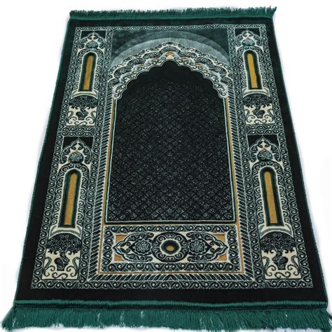 Buy Modefa Islamic Prayer Rug Double Plush Large Wide Velvet Carpet