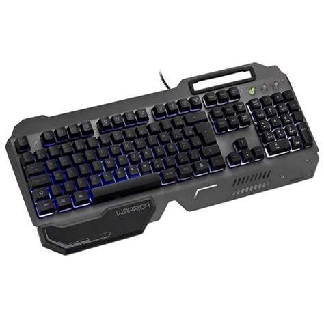 Teclado Gamer Warrior Multilaser TC222 Ragnar LED USB Anti Ghosting