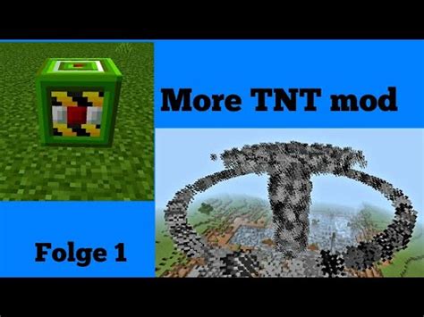 Wir zünden Atombombe in Minecraft More TNT mod 1 YouTube