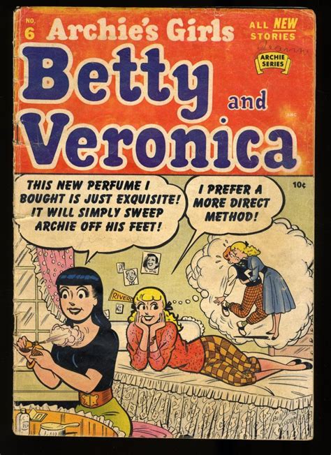 Archies Girls Betty And Veronica 6 Vg 35 Double Cover Bill Vigoda Cover Buy Comics