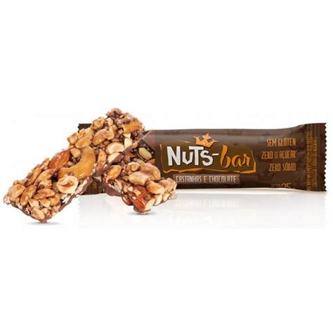 Barrinha Nuts Bar Castanhas E Chocolate Barrinha Castanhas E