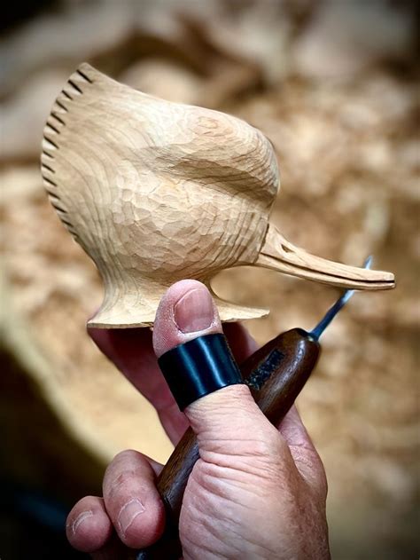 Mark Daisey Antique Hooded Merganser Decoy Decoy Carving Bird