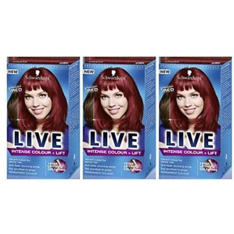 Schwarzkopf Live Intense Colour And Lift Lumious Radiant Red L38