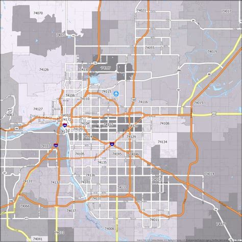 Tulsa Zip Code Map Gis Geography