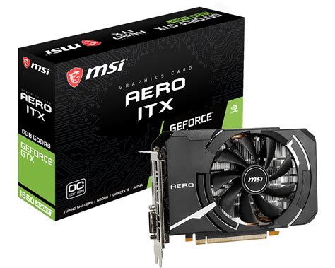 Msi Geforce Gtx Super Aero Itx Oc Nvidia Gb Gddr Graphics Card