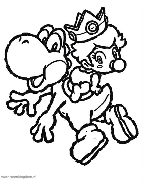 Baby Princess Peach Coloring Pages at GetColorings.com | Free printable ...