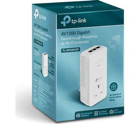 Tp Link Tl Wpa P Av Port Gigabit Passthrough Powerline