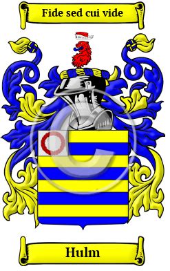 Hulm Name Meaning, Family History, Family Crest & Coats of Arms