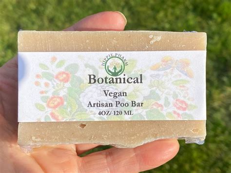 All Natural Vegan Botanical Shampoo Bar 4oz Organic Hair Etsy