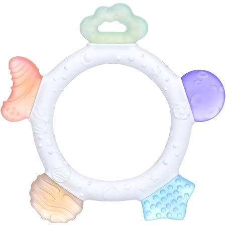 Amazon Baby Teething Ring Toys Frozen Silicone Teethers For