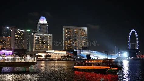 Singapore Skyline At Night Picture Image 95644116