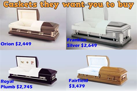 Caskets pictured above are the "low end" carbon steel (not "stainless ...