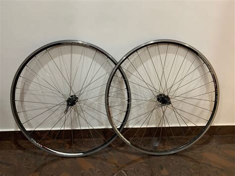 Set of road bike wheels - rim brake, Sports Equipment, Bicycles & Parts ...