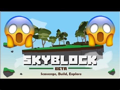 Roblox Skyblock Beta Ii Como Es El Juego Skyblock En Roblox Youtube