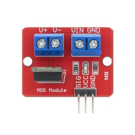 0 24V felső Mosfet gomb IRF520 MOS illesztőprogram modul Arduino MCU