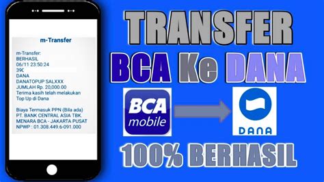 Transfer BCA Ke DANA Cara Cepat Praktis Dan Efisien