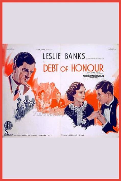 Debt of Honour película 1936 Tráiler resumen reparto y dónde ver