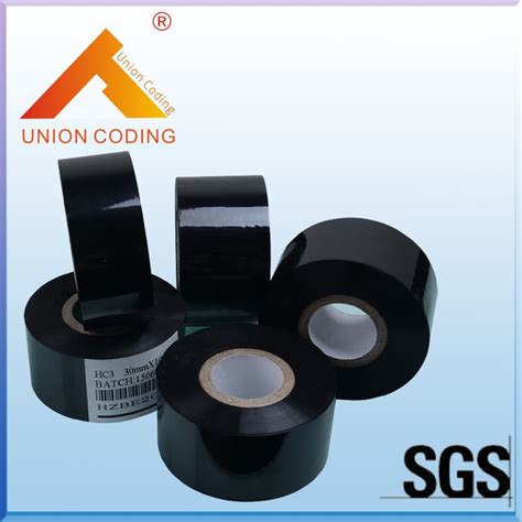 HC3 Type 30mm Width 120M Length Black Hot Foil Ribbon Tradekorea