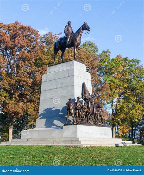 State Of Virginia Monument At Gettysburg Stock Image Image Of