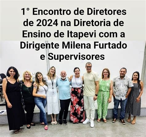 1 Encontro De Diretores De 2024 Na Diretoria De Ensino De Itapevi