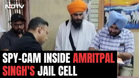 Assam Jailer Arrested After Spy Cam Phone Found In Amritpal Singh S Cell Youtube