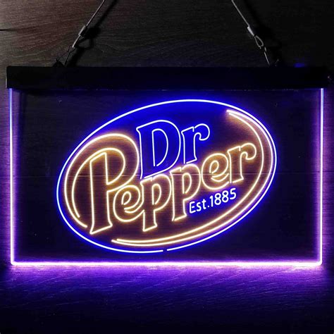 Dr Pepper Est 1885 Neon Like Led Sign Home Bar T