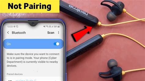 How To Fix Realme Neckband Buds Bluetooth Pairing Problem Bluetooth