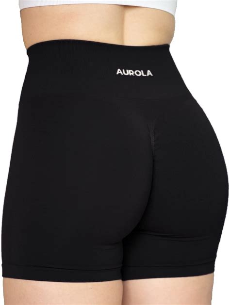 Aurola Intensify Workout Shorts For Women Seamless Scrunch Short Gym Yoga Running Sport Active