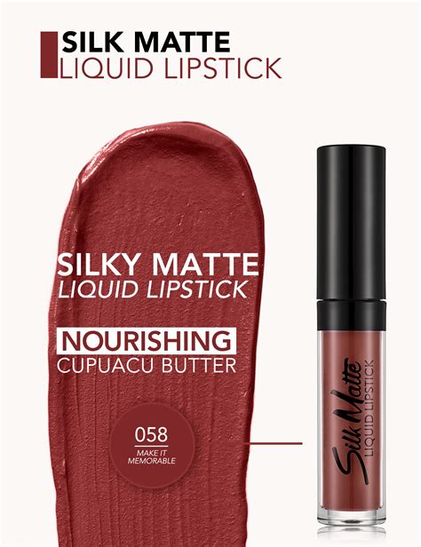 Silk Matte Liquid Lipstick Flormar