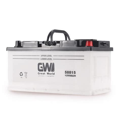 Gw Brand 12v 100ah Car Dry Charged Battery Din100 Lead Acid Auto