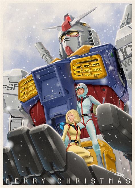 Rx 78 2 Amuro Ray And Sayla Mass Gundam And 1 More Drawn By Boris