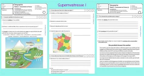 Evaluations de géographie CM1 Géographie cm1 Évaluation géographie