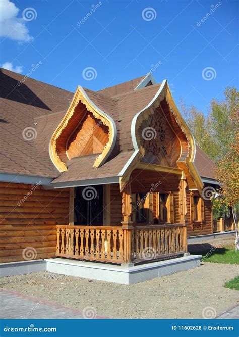 Russian Wooden Architecture Stock Photo - Image of fretted, tower: 11602628