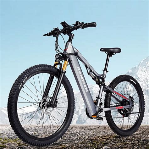 RANDRIDE YG90 Electric Bike 1000W 48V17Ah Full Suspension EMTB SHIMANO