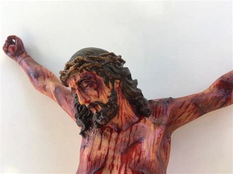 Realistic Crucifix Christ Wound For Meditation Wall Cross Etsy