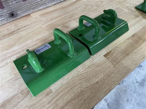 Bolt On Hooks Tie Down Points And Trailer Hitch For John Deere Bucket Ju Fabworks Good Works