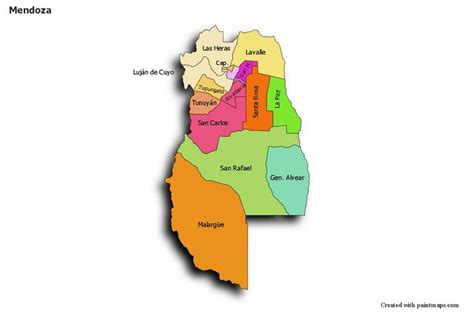 Mapas De Muestra Para Mendoza Coloreado Sombr O Bart Simpson