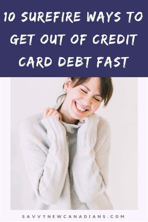 10 Easy Ways To Get Out Of Credit Card Debt Fast Best Money Saving