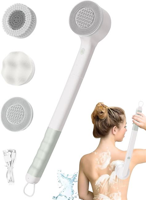 Yikeyo Electric Body Brush Rechargeable Silicone Scrubber Ipx7