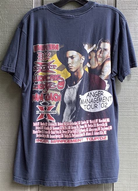 Vintage 2002 Eminem Anger Management Tour T Shirt Gem