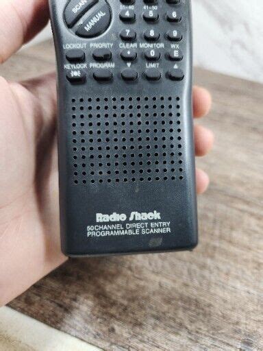 Radioshack Pro Mhz Channel Programmable Scanner Cat No